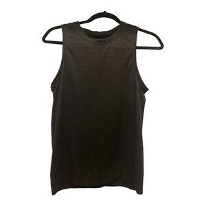 Lululemon Athletica Sleeveless Black Perforated Women's Top
